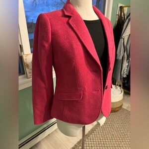 Women's Wool Talbots Red Blazer